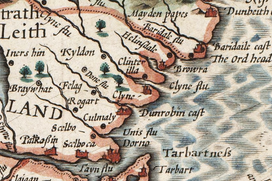 Clyne (site of) Castle in Clyne, Sutherland Stravaiging around Scotland